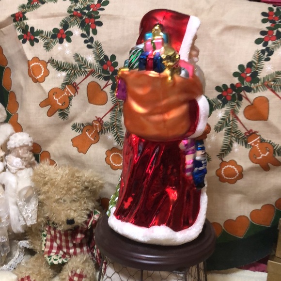 Thomas Pacconi 2004 - 17" x9.25” Mercury Glass Santa 30 year anniversary piece - Picture 4 of 5